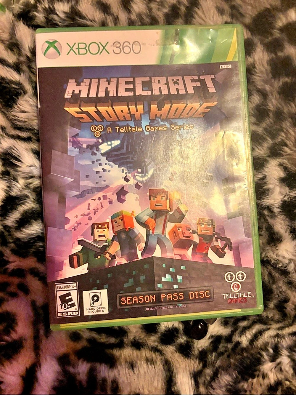 Microsoft Minecraft: Story Mode Season Pass Disc Xbox 360 Video Game Like New